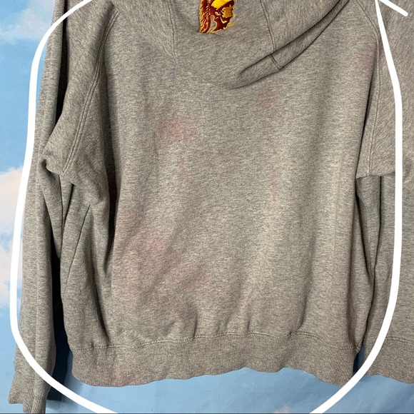 USC Trojans Kids Zip up Gray Hoodie size X-Large - Picture 9 of 10